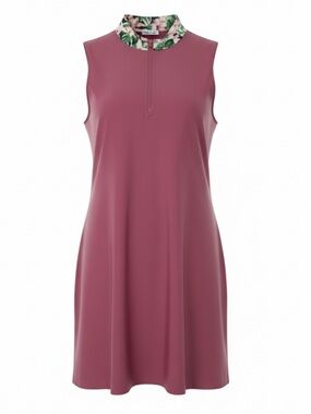 Tommy Bahama GOLF 1/4 Zip Golf Dress Magenta Size Large
